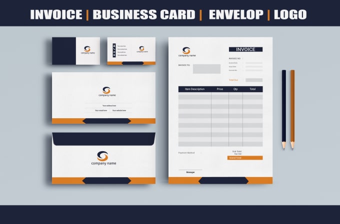 Gig Preview - Design letterhead, logo, business card and stationery packs