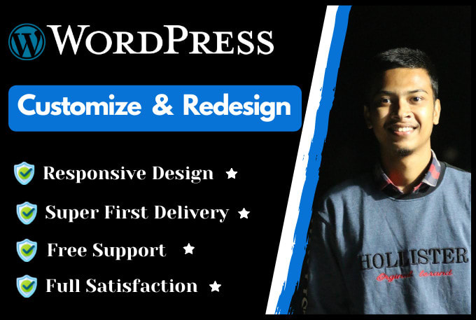 Gig Preview - Revamp, redesign, customize and fix issues wordpress website