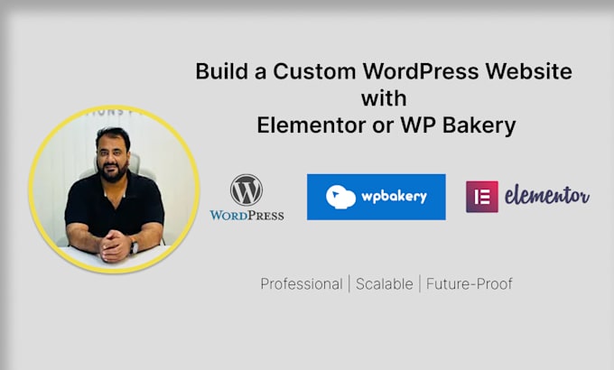 Gig Preview - Build a custom wordpress website with elementor or wp bakery