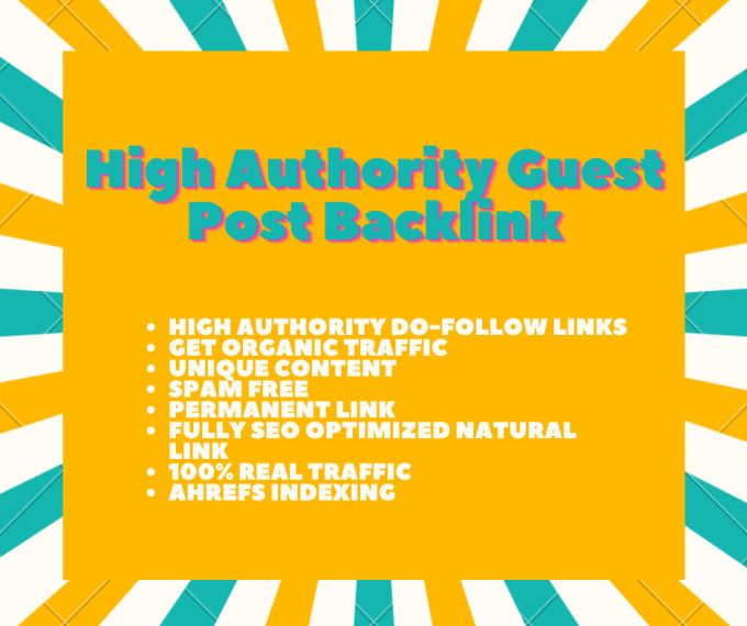 Gig Preview - Guest post on high da pa and traffic websites