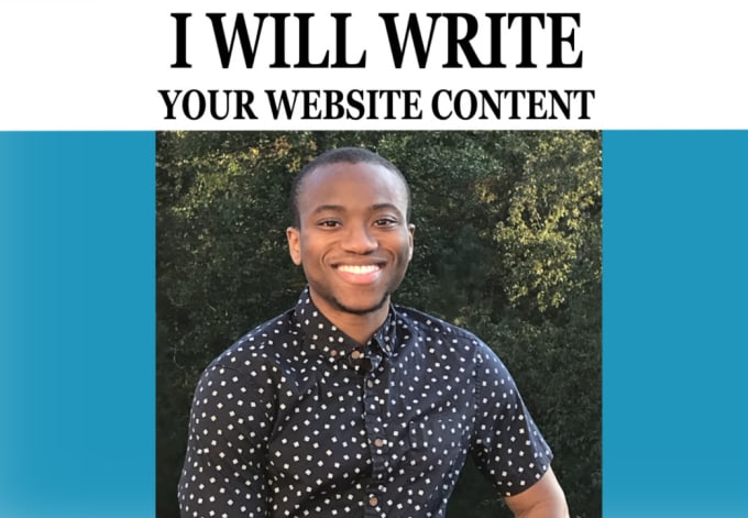 Gig Preview - Write your website content