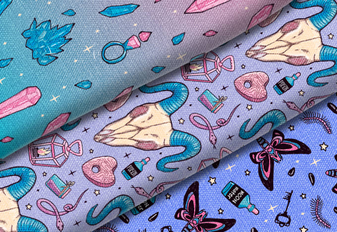 Gig Preview - Create unique seamless pattern design for printing on fabric