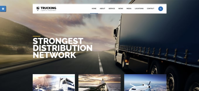 Gig Preview - Create trucking, logistics, dispatch, freight broker website