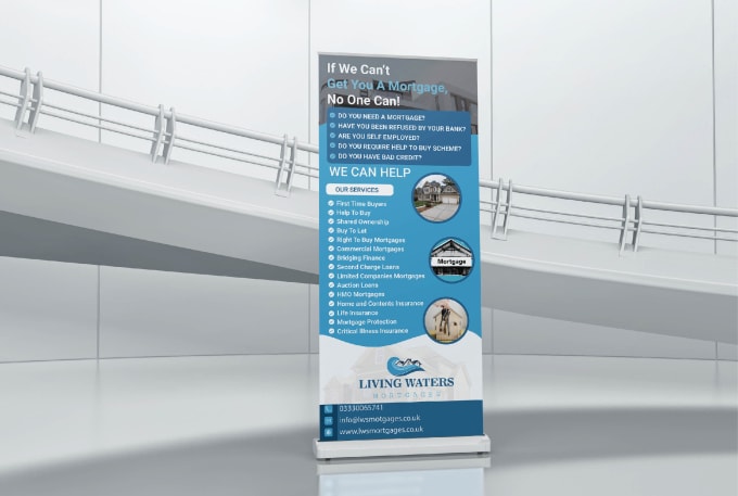 Gig Preview - Do awesome roll up banner and pull up banner design