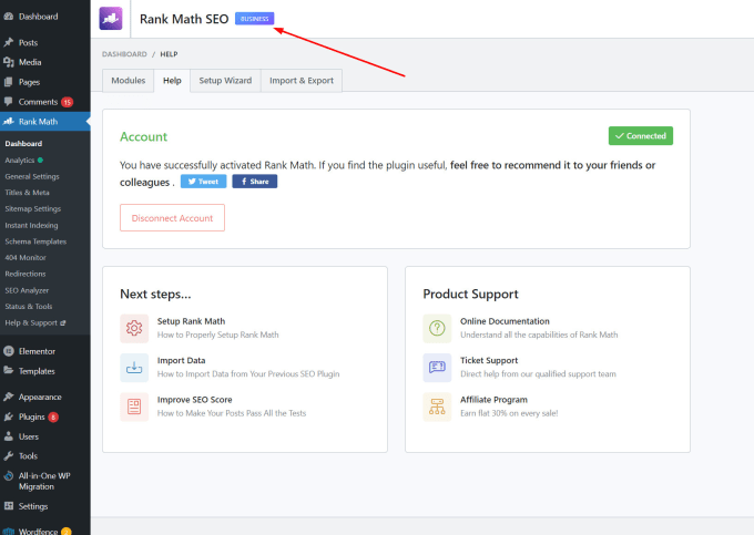 Gig Preview - Install and configure rank math business with license