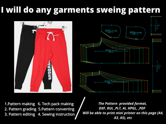 Gig Preview - Making garments sewing pattern