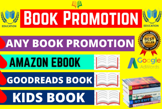 Gig Preview - Promote and advertise your book or ebook to a large book lovers audience