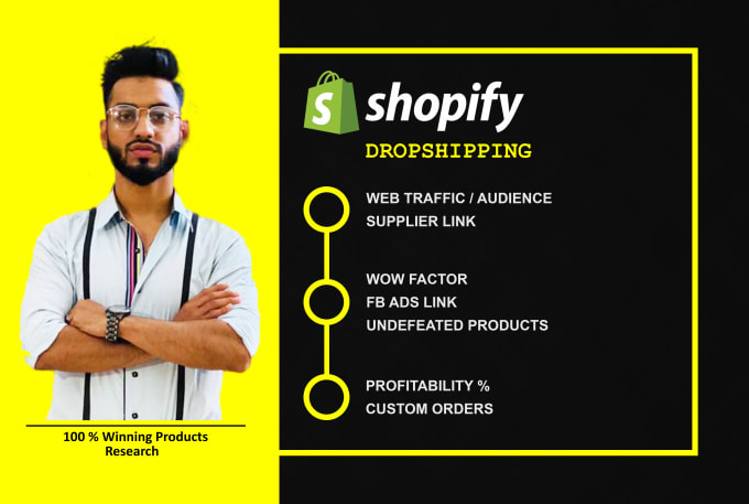 Gig Preview - Do shopify product hunting or research for dropshipping store