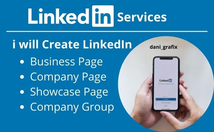 Gig Preview - Create professional linkedin company page for your business