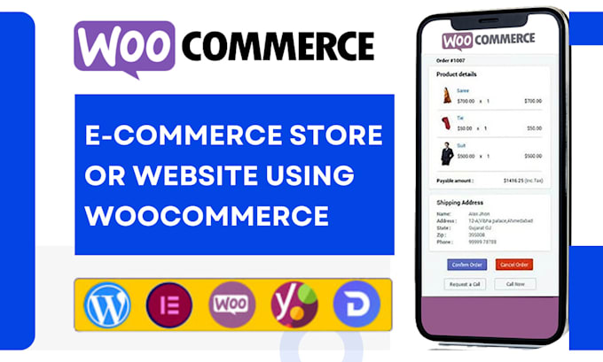 Gig Preview - Build ecommerce website, and online store using woocommerce