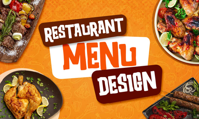 Gig Preview - Do menu design, digital menu and digital menu baord