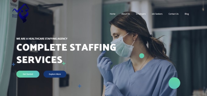 Bestseller - build a healthcare staffing website using wordpress