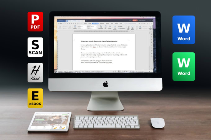 Gig Preview - Convert retype your scanned, handwritten and or PDF document to word excel