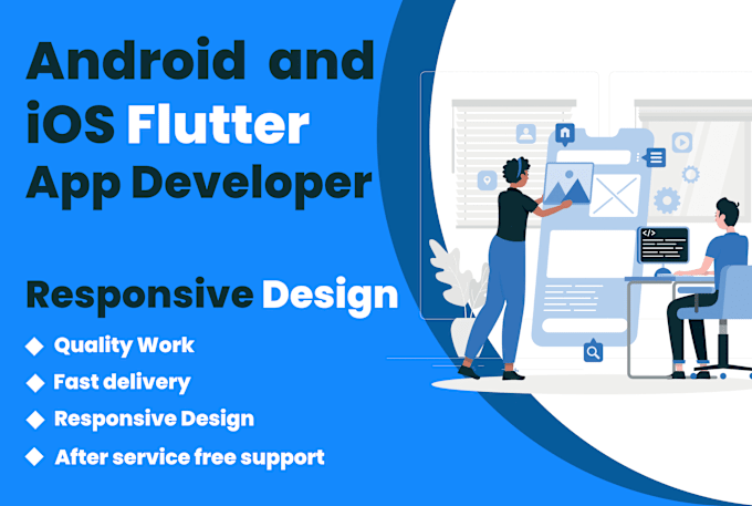 Gig Preview - Be your flutter mobile app developer and figma to flutter front end development