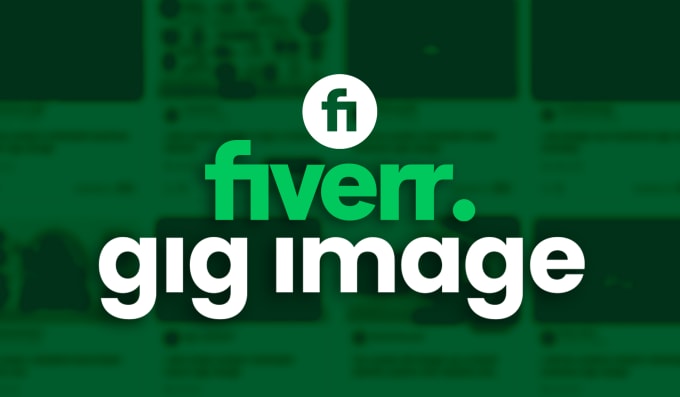 Gig Preview - Design your fiverr gig image