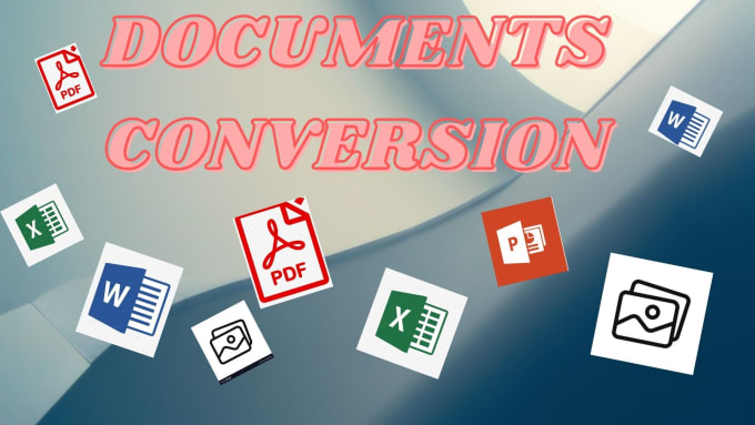 Gig Preview - Convert PDF to word, pdf to excel, copy paste, powerpoint