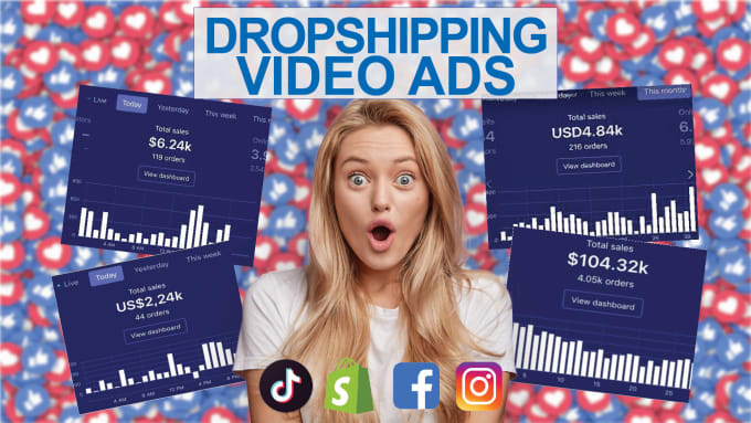 Gig Preview - Make dropshipping video shopify ads