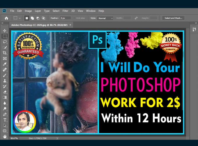 Gig Preview - Do masterful photoshop magic for your visual creations