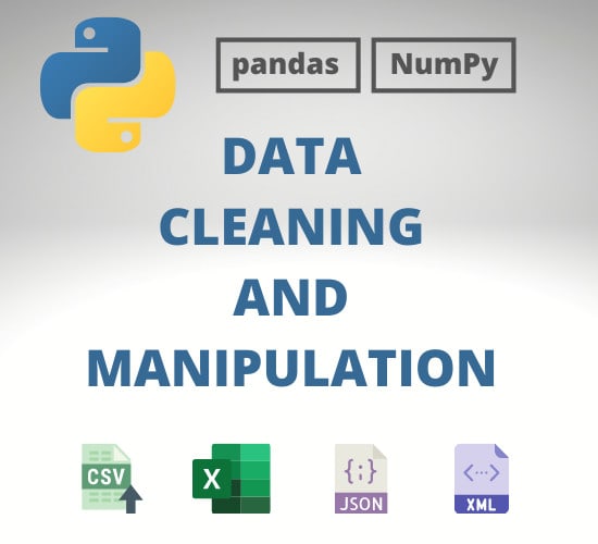 Gig Preview - Clean, transform and manipulate data using python pandas