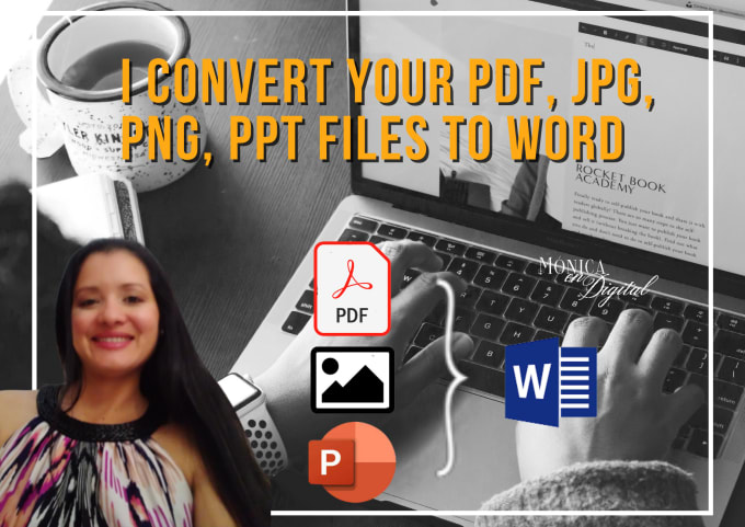 Gig Preview - Do PDF, PPT, or image text to word in spanish or english