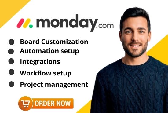 Gig Preview - Set up project management with monday CRM