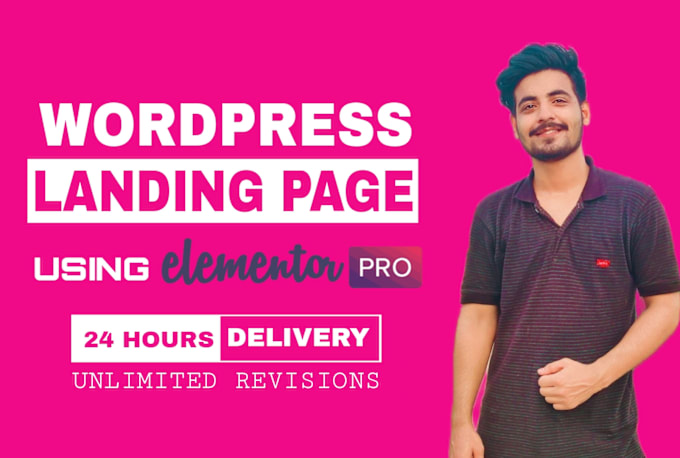 Gig Preview - Design elementor landing page or wordpress landing page