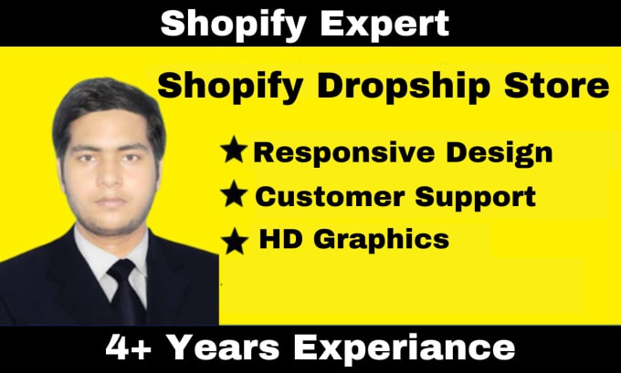 Gig Preview - Build your impressive shopify website, shopify store design