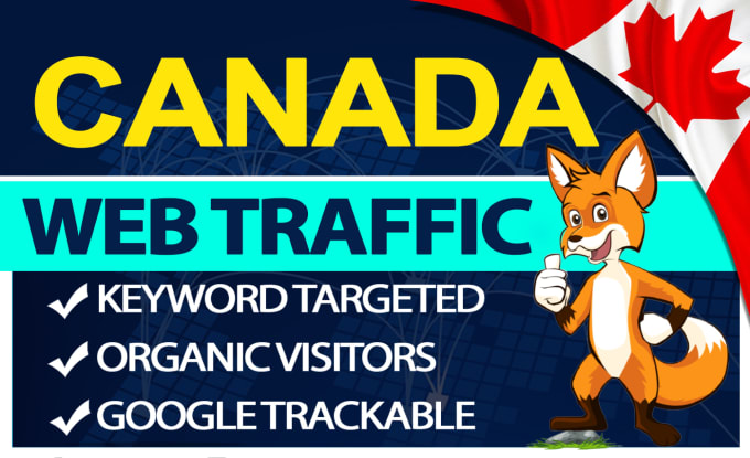 Gig Preview - Bring keyword targeted organic canada web traffic