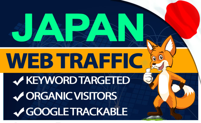 Gig Preview - Bring keyword targeted organic japan web traffic