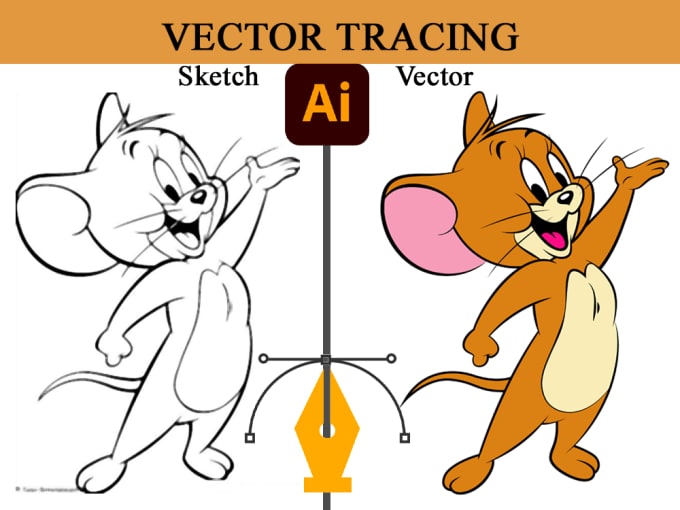 Gig Preview - Do vector tracing, convert your raster logo, image, and sketch to vector