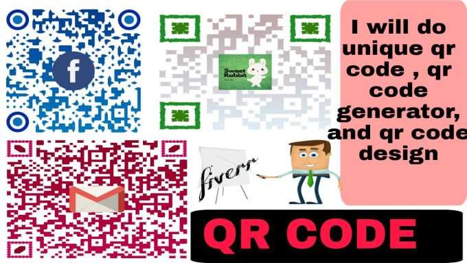 Make unique qr code , qr code generator , and qr code design with