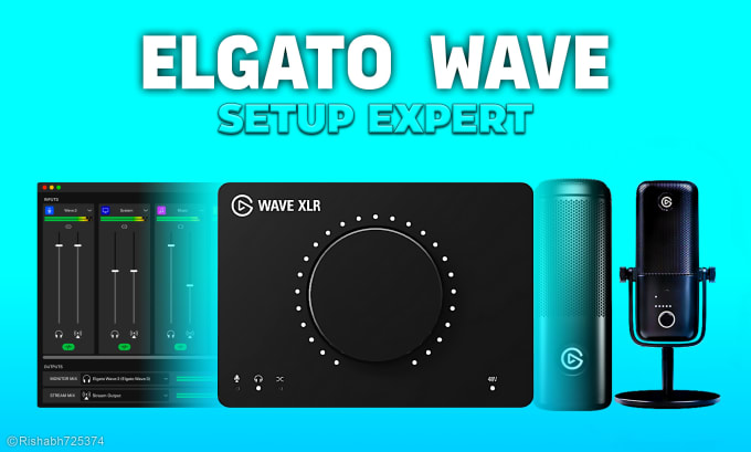 Gig Preview - Do setup elgato wave mic neo, 3, dx, xlr for obs streamlabs