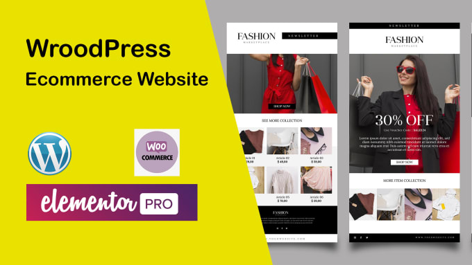 Gig Preview - Build profitable wordpress ecommerce website, online store