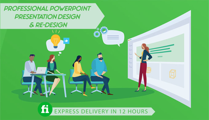 Gig Preview - Design and redesign modern powerpoint presentation professionally