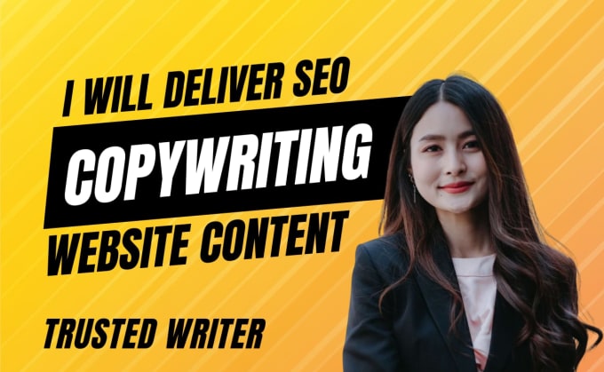 Bestseller - do website copywriting, content writing, or SEO copywriting