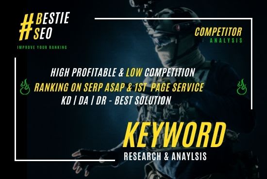 Gig Preview - Do deep SEO keyword research and competitor analysis within 24