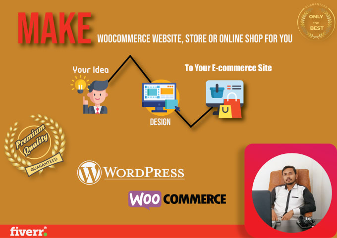 Gig Preview - Make woocommerce website, store or online shop for you