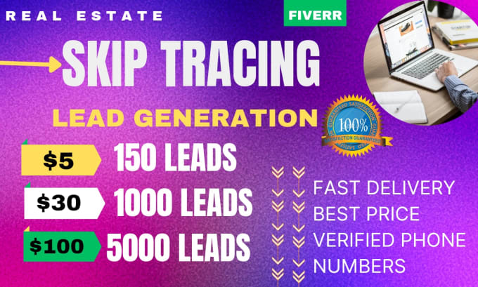 Gig Preview - Do real estate skip tracing