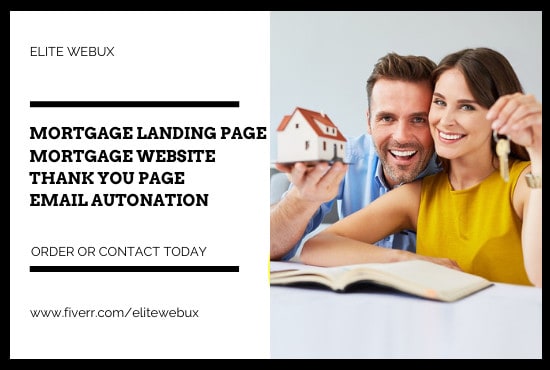 Gig Preview - Build a converting mortgage landing page and responsive mortgage website