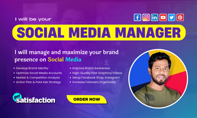 Gig Preview - Be your dedicated social media manager and strategist, online success guaranteed