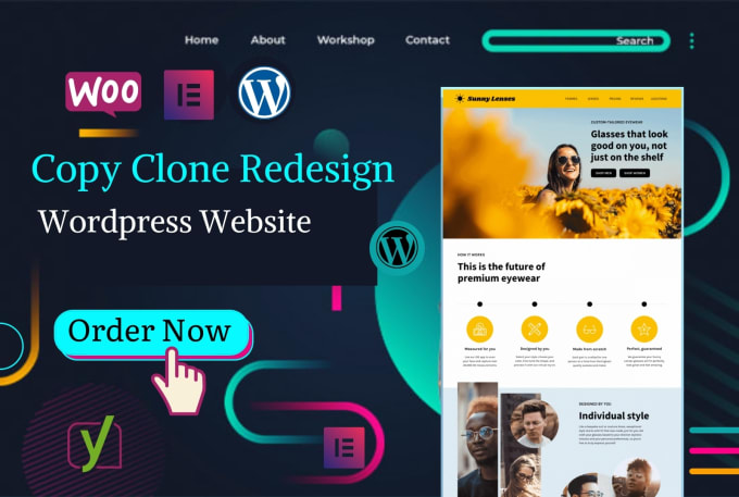 Gig Preview - Copy,duplicate,clone website and elementor pro clone wordpress website redesign