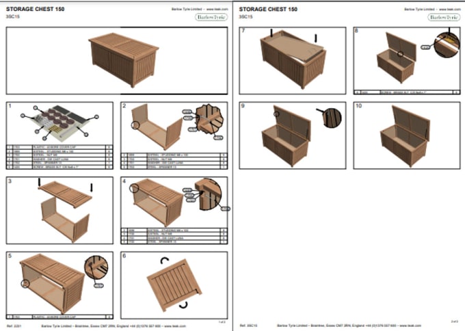 Gig Preview - Do manual instruction, product instruction, illustration