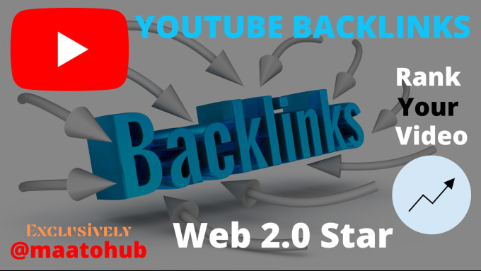 Gig Preview - Create youtube backlinks for natural growth