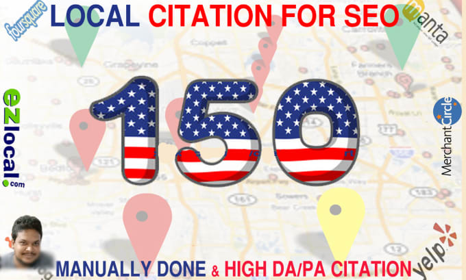 Gig Preview - Do local SEO citations for USA 150 high da live citations