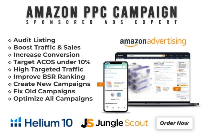 Bestseller - manage amazon PPC campaigns ads, amazon PPC management and optimization