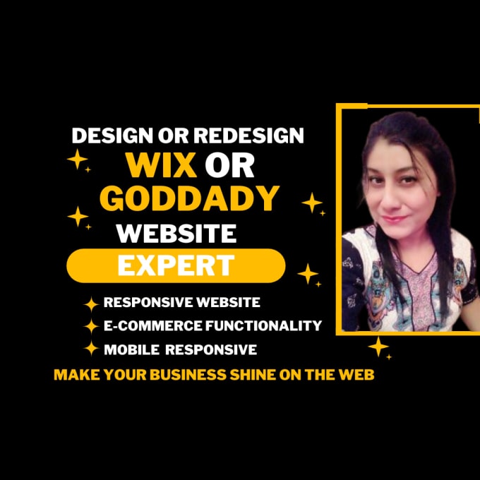 Gig Preview - Design elite wix or godaddy website for you