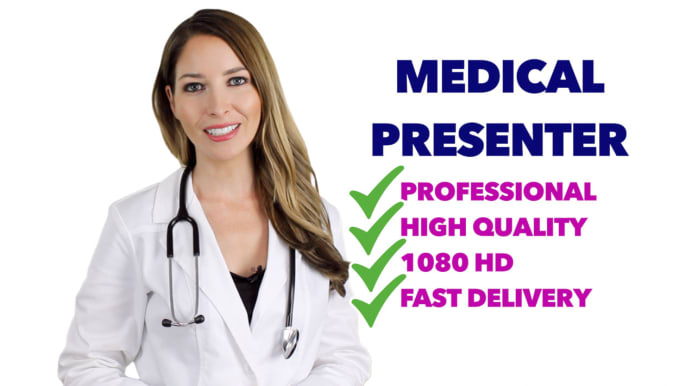 Gig Preview - Create a professional medical spokesperson video