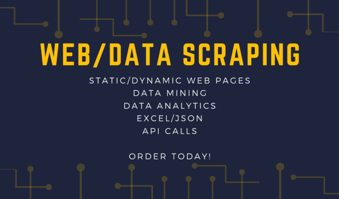 Gig Preview - Scrape a website and format the data in excel