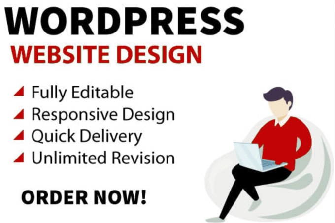 Gig Preview - Design and develop your website on wordpress