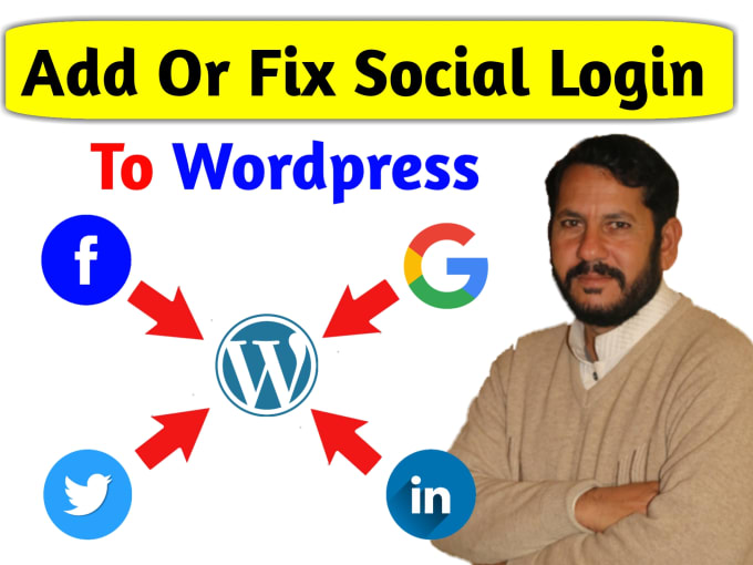 Gig Preview - Add , fix social login and registration for wordpress